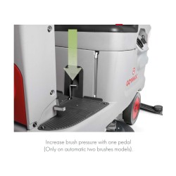 Masina pentru spalat si aspirat pardoseli INNOVA 75B Comac, cu tractiune automata, productivitate 4500 mp/h, tensiune 24V