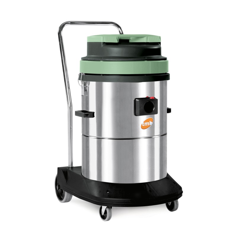 Aspirator CB80-2J SWISSVAC, aspirare umeda/uscata, 2 motor, putere 2000W, cuva inox 80l