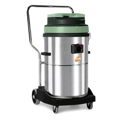 Aspirator CB80-2J SWISSVAC, aspirare umeda/uscata, 2 motor, putere 2000W, cuva inox 80l