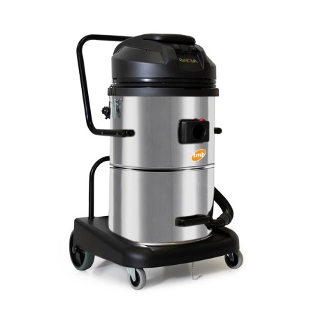 Aspirator CB80-2J SWISSVAC, aspirare umeda/uscata, 2 motor, putere 2000W, cuva inox 80l