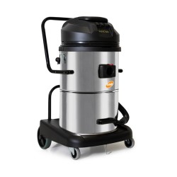 Aspirator CB80-2J SWISSVAC, aspirare umeda/uscata, 2 motor, putere 2000W, cuva inox 80l