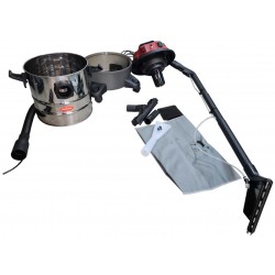 Aspirator cu injectie si extractie apa 2022SCC-20L SWISSVAC, 1 motor, putere 1.400W, tensiune 230V, cuva inox, 20 litri