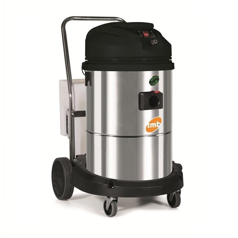 Aspirator cu injectie/extractie apa TMB EXTRACT A50.2, 2 motoare, 2000W, recipient colectare inox 50l, alimentare 230V