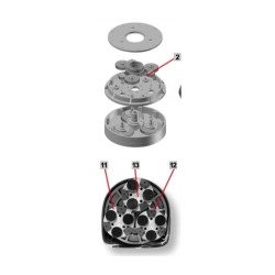 Masina de slefuit pardoseli DBS-510-3H Dr.SCHULZE, putere 7.5 kW, turatie 0-1.200 rpm, tensiune alimentare 400V