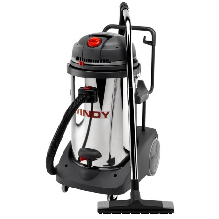 Aspirator industrial WINDY 378 IR LAVOR, aspiarre umeda/uscata, 3 motoare, putere 3600W, recipient colectare din INOX