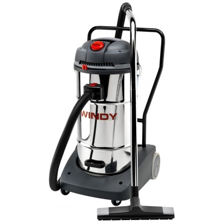 Aspirator industrial WINDY 365 IR LAVOR, aspirare umeda/uscata, 3 motoare, putere 3600W, recipient colectare din INOX