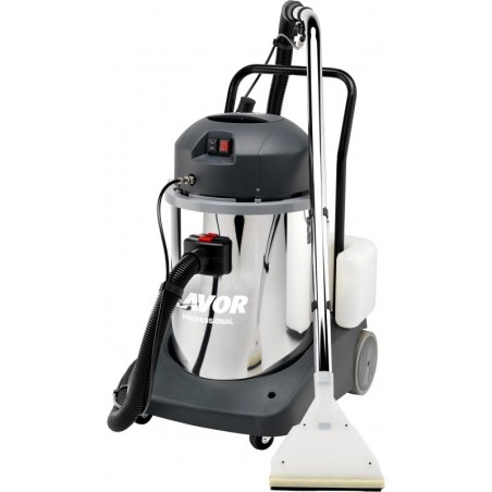 Aspirator cu spalare, injectie-extractie, cu 1 motor LAVOR APOLO IF, putere 1400W, recipient colectare 50 litri din INOX