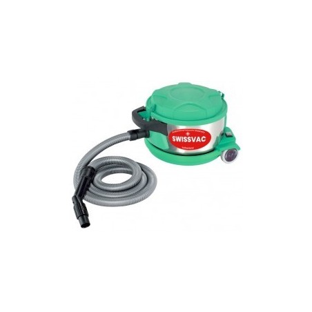 Aspirator silentios AC-101 SWISSVAC, aspirare uscata, 1 motor, putere 1000W, cuva inox 10l
