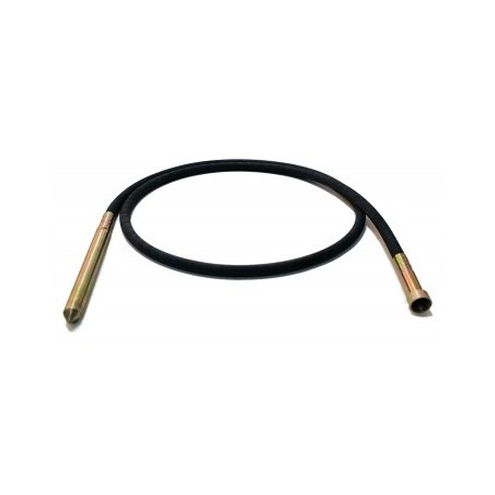 Ax flexibil de transmisie pentru vibrator de beton STRONG, lungime 4m, cu cap de vibrare Ø 38mm