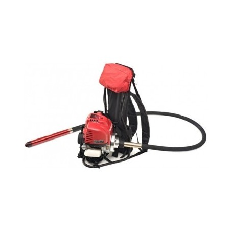 Vibrator beton Back-Pack ENAR, cu motor Honda GX35, furtun imersie 2m, cap 45mm