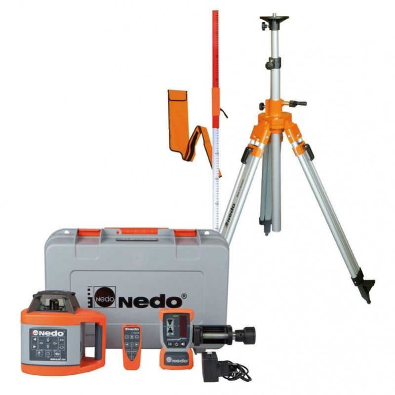 SET COMPLET: Laser rotativ SIRIUS 1HV NEDO + Mira universala + trepied aliminiu, 471941