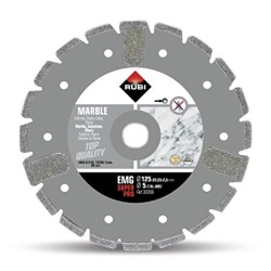 Disc diamantat EMG 125 SUPERPRO RUBI, 125/22.2mm, marmura, piatra vanata