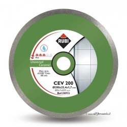 Disc diamantat CEV 200 PRO, 200/25.4mm, gresie/faianta portelanata