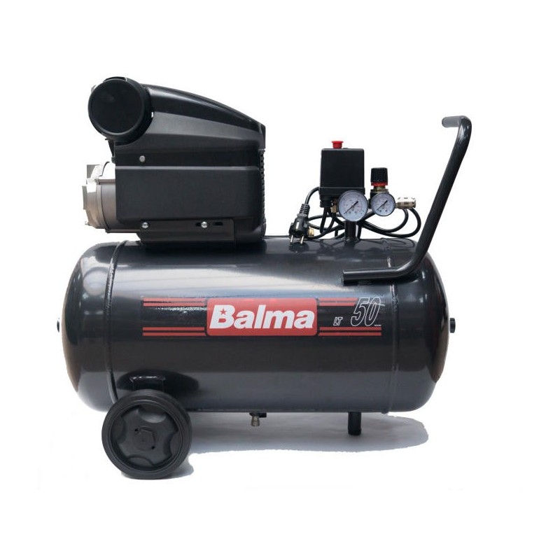 Compresor de aer MS 20/50 BALMA, debit aer aspirat 222l/min, putere motor 1.5kW, alimentare 230V