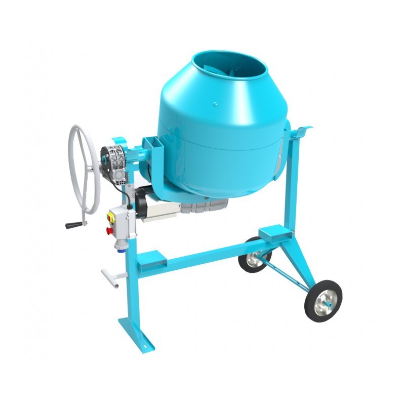 Betoniera profesionala OMAER C190 SR, motor 750W, volum cuva 175l