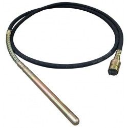 Vibrator beton MVE-2 STRONG cu ax flexibil de imersie MVS de 6m cu cap de vibrare 38mm si alimentare 230V