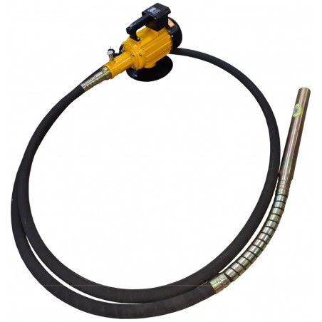 Vibrator beton MVE-2 STRONG cu ax flexibil de imersie MVS de 6m cu cap de vibrare 50mm si alimentare 230V