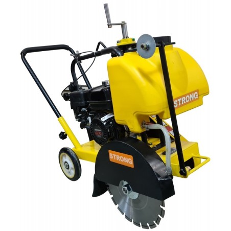 Masina de taiat beton-asfalt MF14-4U STRONG, motor HONDA GX160, putere 5.5CP, greutate 74kg, disc 350mm, adancime taiere 120mm