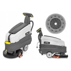 Masina pentru spalat si aspirat pardoseli Dynamic 45B LAVOR, alimentare 24V, productivitate 1600 mp/h, autonomie 1,5-2 ore