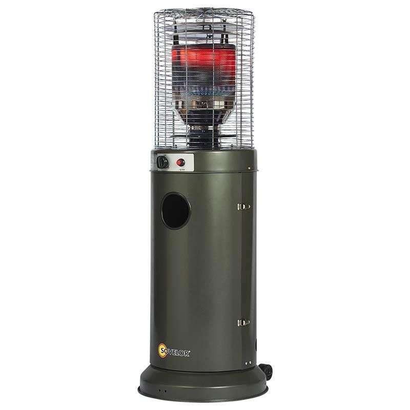 Incalzitor de terasa pe GPL Maltec- LODGE putere calorica 11kW, culoare gri