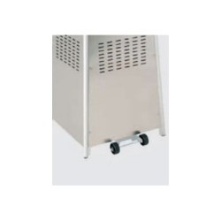 Incalzitor de terasa tip piramida pe GPL LOUXOR CALORE, putere 13kW, inox