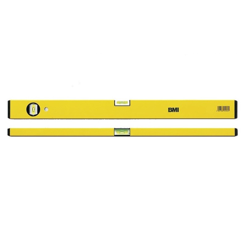 Nivela profesionala Construct BMI cu 2 fiole, lungime 80cm, BMI-689080P-gelbCON