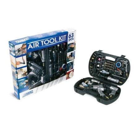 Trusa scule pneumatice 63 piese ABAC, cod 8973005055