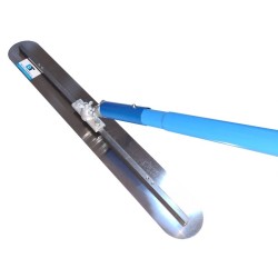 Gletiera de finisare FRESNO-LATERAL cu sistem prindere, adaptor, maner 1,8m si profil de OTEL 900x120mm