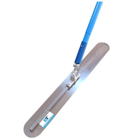 Gletiera de finisare FRESNO-LATERAL cu sistem prindere, adaptor, maner 1,8m si profil de OTEL 900x120mm