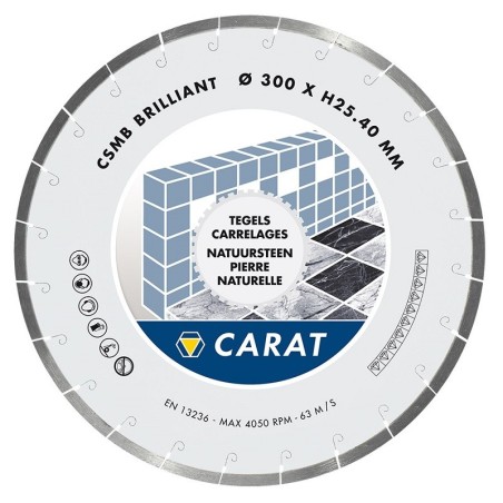 Disc diamantat CSMB3004D0 Brilliant 300/25.4mm, BATTIPAV, gresie portelanata, marmura, granit