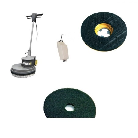 Monodisc SDM-R 45G 16.6-130 LAVOR, cu pad pt curatarea straturilor de ceara, murdarie si marcaje de beton, 1300W, 230V