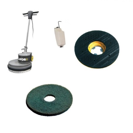 Monodisc SDM-R 45G 16.5-180, cu pad verde pt curatarea resturilor de ceara de pe pardoseli,1800W