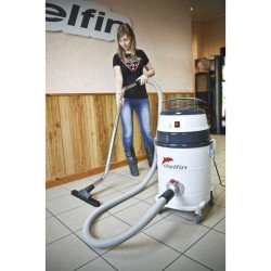 Aspirator umed-uscat CB90-3 SWISSVAC, 3 motoare, putere 3000W, tensiune 230V, cuva plastic fixa 90 litri