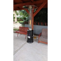 Incalzitor de terasa pe GPL BRASILIA MB CALORE, putere calorica 13kW, culoare alb