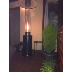 Incalzitor de terasa pe GPL BRASILIA MB CALORE, putere calorica 13kW, culoare alb
