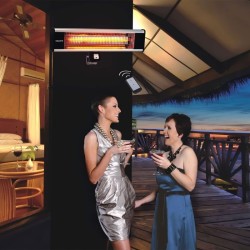 Incalzitor electric de terasa, cu raze infrarosii CL18CWR, cu telecomanda, putere calorica 2 kW, alimentare 230V