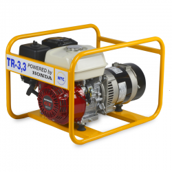 Generator de curent monofazat NTC TR-3.3,  motor Honda GX200,  putere maxima 3.5kVA