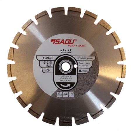 Disc diamantat LWA-S 350/25.4mm SADU, asfalt