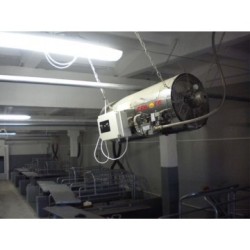 Tun de caldura suspendat cu ardere directa GA/N 115 C CALORE, putere 117,1kW, debit aer 8700mcb/h, metan