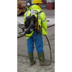 Vibrator beton Back-Pack ENAR, cu motor Honda GX35, furtun imersie 2m, cap 45mm