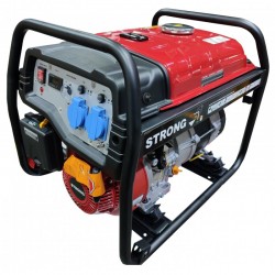 Generator curent SC5000-III STRONG,  Putere 4.5kW,  AVR,  motor pe benzina 9.0CP,  rezervor 15 litri,  pornire manuala