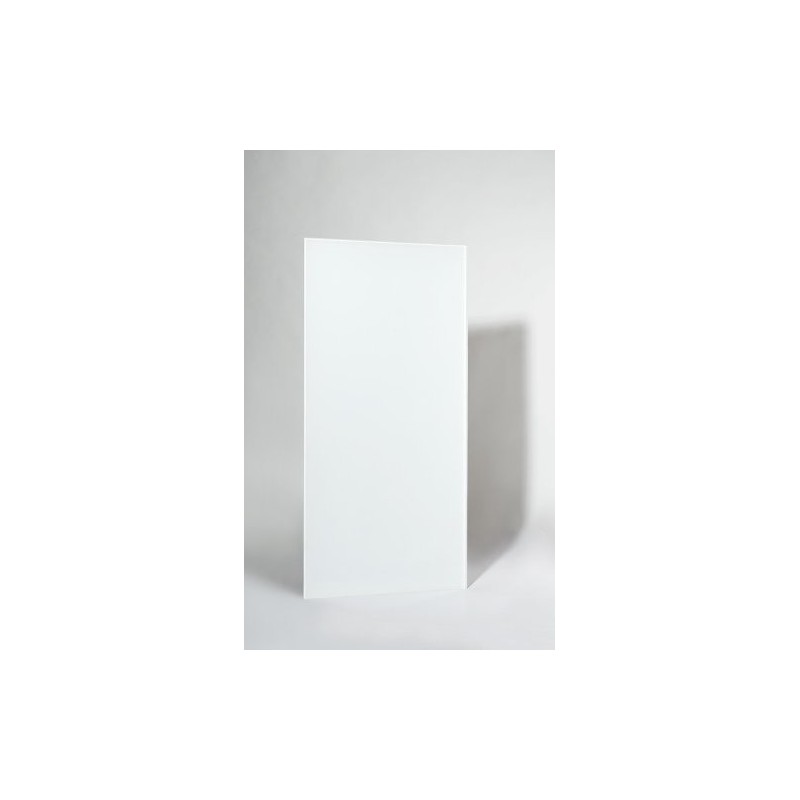 Panou radiant din sticla alba, fara rama, VCIR 1000GW InfraPower, putere 1000W