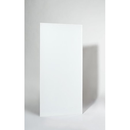 Panou radiant din sticla alba, fara rama, VCIR 1000GW InfraPower, putere 1000W