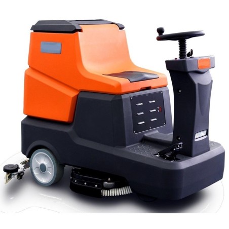 Masina pentru spalat si aspirat pardoseli SWISSVAC SR810R cu tractiune automata, productivitate 4860 mp/h, tensiune 24V