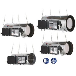 Tun de caldura suspendat cu ardere directa GA/N45C CALORE, putere 45,6kW, debit aer 2500mcb/h, metan