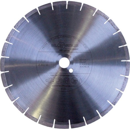 Disc diamantat FUEGO III 350/25.4mm DR.SCHULZE, granit, marmura, gresie glazurata